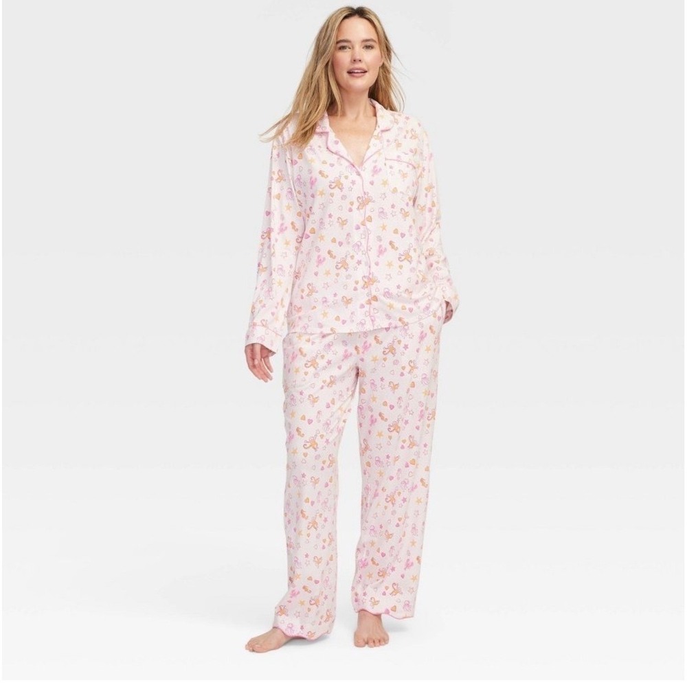 Roller Rabbit x Target Sea Life Pajama Set Pants Womens XS NEW Seahorse Monkey - Picture 2 of 4